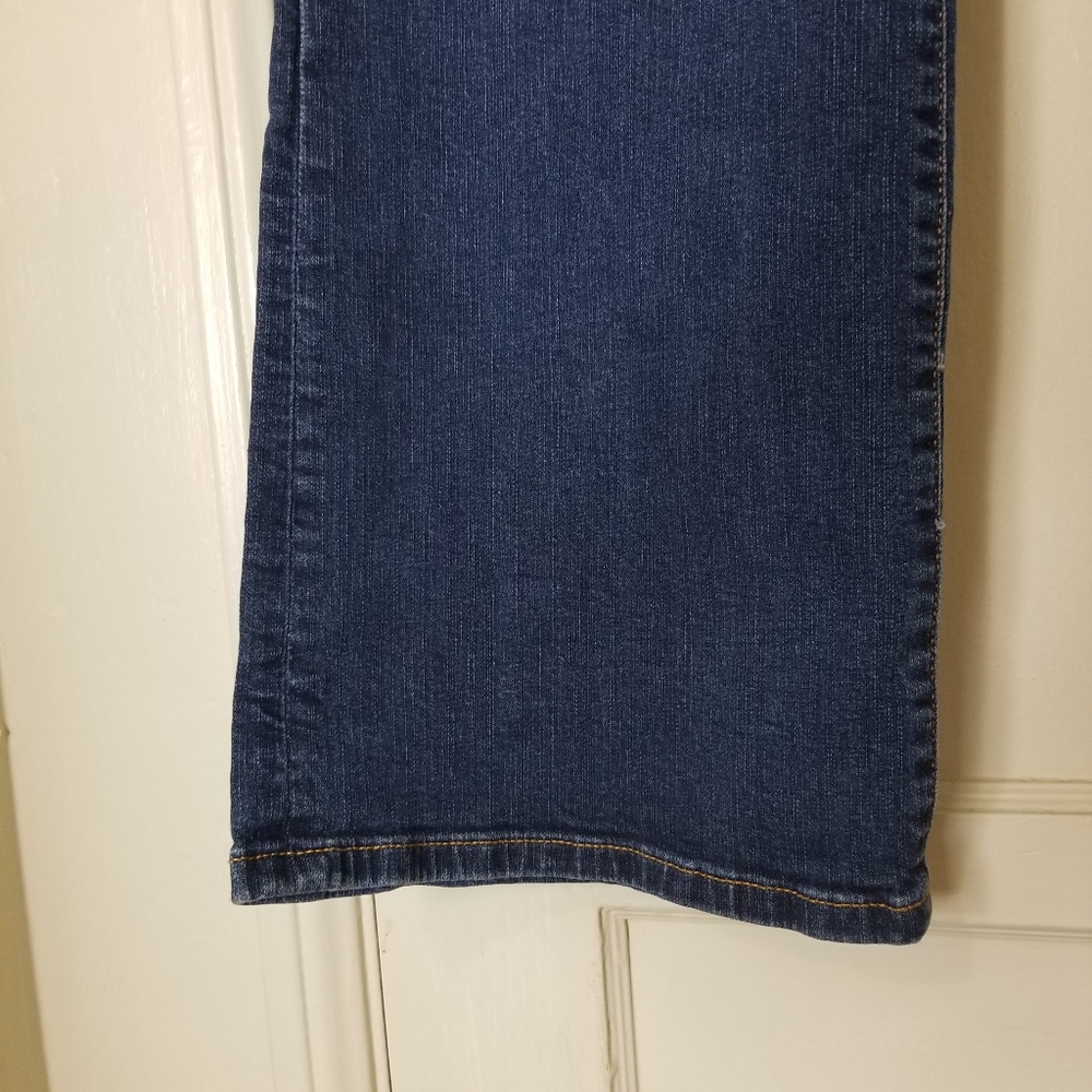 TORRID 22 S SLIM BOOT blue stretch boot denim jeans - Picture 4 of 9